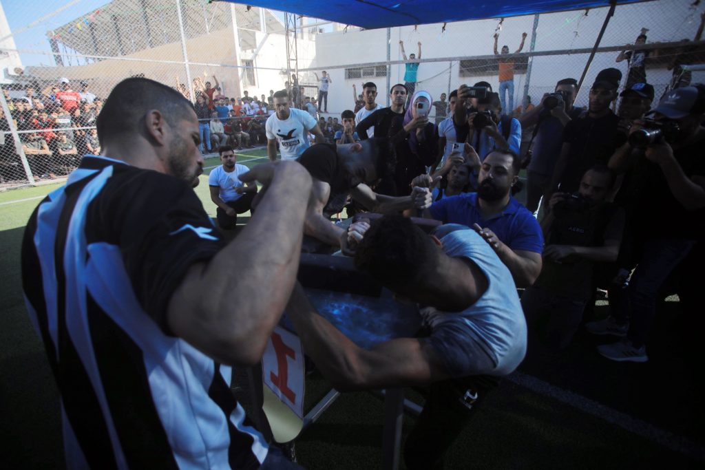 In Photos: Palestinian Arm Wrestling Athletes Compete for Medals, Glory ...